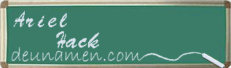 Ariel Hack Visitenkarte